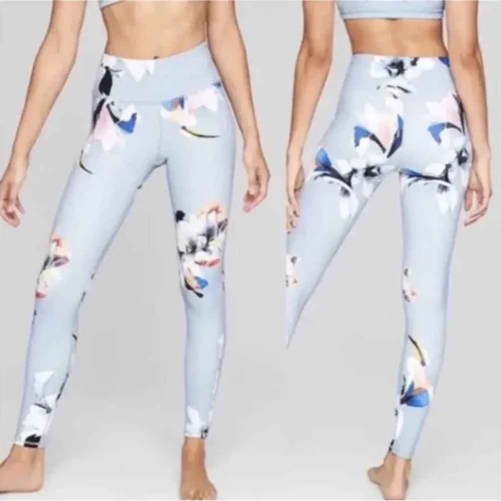 ATHLETA Paradise Floral High Rise Chaturanga Tight Leggings Size S